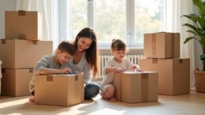Read more about the article Moving With Kids: How to Make Moving Day Easier for Families